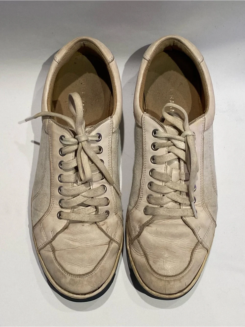 Cole Haan Men's Lace-Up Sneakers in Cream